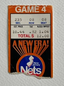 1981 Milwaukee Bucks at New Jersey Nets Ticket 11/11/81 Moncrief Lanier - Picture 1 of 2