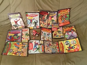 Vintage SPIDER BIKE 1980 Spider Man and Comics ******* JUNK DRAWER LOT - Picture 1 of 8