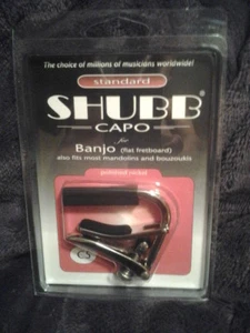 Shubb C5 Standard Capo Banjo Nickel - NEU Neu im Karton C5 Nickel - Bild 1 von 1