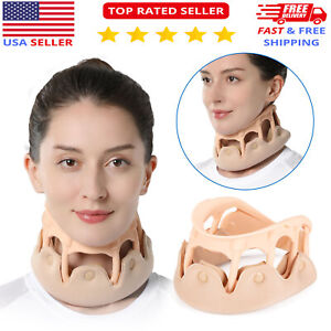 VELPEAU Neck Brace Silicone Cervical Neck Support Collar for Men and Women