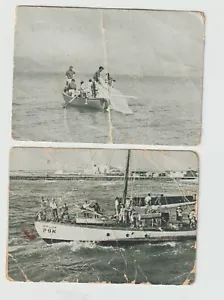 PALESTINE , EARLY BOATIND AND SHIPPING, 2 TABAKKARTEN, 1940 - Bild 1 von 4