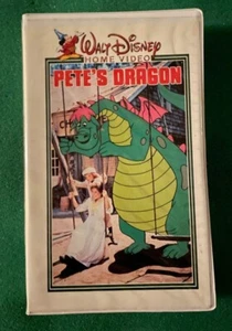 PETE'S DRAGON VHS HOME VIDEO VINTAGE WALT DISNEY VINTAGE CLAMSHELL - Picture 1 of 2