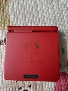 Nintendo Gameboy Advance SP GBA Gundam Char Limited Edition w/11 Games Tested - Picture 1 of 7