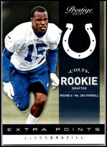 Panini Prestige Extra Points 2012 azul/999 RC #293 LaVon Brazill envío gratuito - Imagen 1 de 2