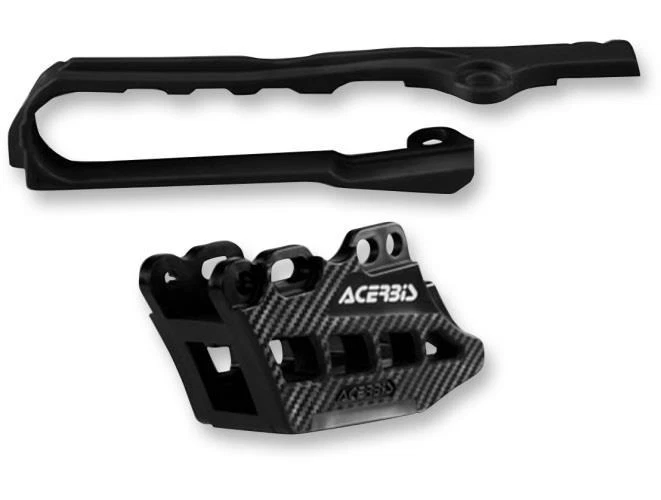 Juego deslizante guía cadena Acerbis negro para Suzuki 2010-17 RMZ 250 450 2449460001 Foto 1 de 1