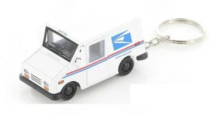  USPS LLV United States Postal Service Mail Diecast Truck 1:72 KEYCHAIN 2.5 inch - Picture 1 of 2