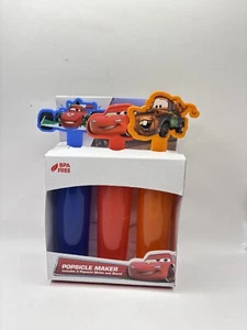 Disney Pixar Cars Ice Pop Maker Popsicle Mold 3 Total Molds with Stand~BPA Free - Picture 1 of 7