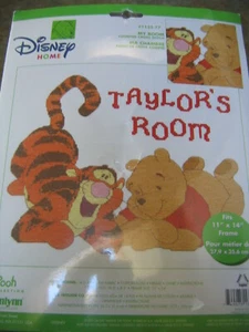 POOH TIGGER COUNTED CROSS STITCH KIT My Room #1132-77 Disney Home New in Package - Picture 1 of 1