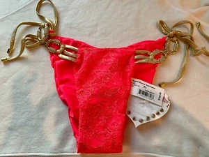 Beach Bunny Pink Skimpy Side Tie Bottom - XL Bottom - Picture 1 of 1