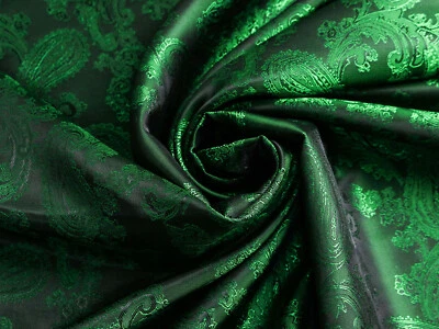 FUTTERSTOFF Stoff Futter Innenfutter Paisleymuster glanzvoll GRÜN EUR 8,98/m - Bild 1 von 2