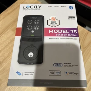 Lockly Smart Lock Model 7S, Bluetooth Smart Door Lock, Keyless Entry Deadbolt - Picture 1 of 4