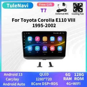 For Toyota Corolla E110 1995-2002 GPS CarPlay Car Radio Android Player Screen - Picture 1 of 32