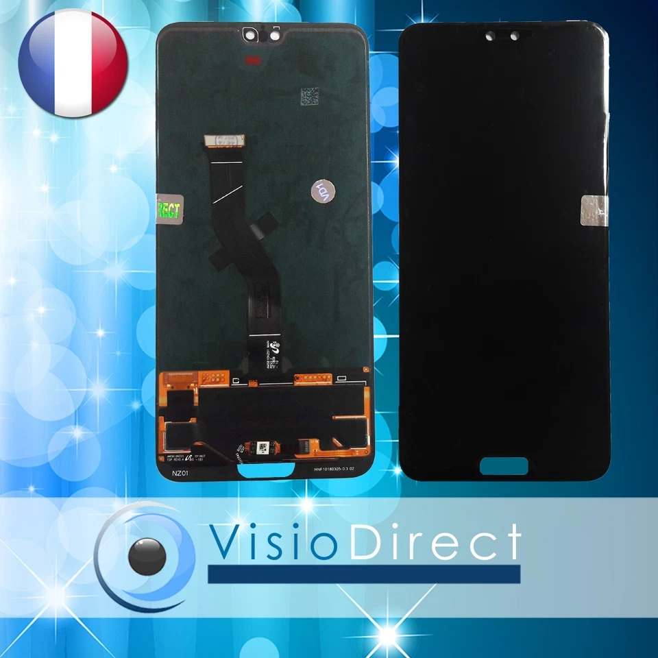 Vitre Tactile + Ecran LCD pour Huawei P20 Pro 6.1" NOIR - Photo 1/1