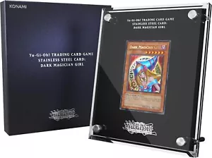 Yu-Gi-Oh Juego de Cartas Coleccionables Tarjeta de Acero Inoxidable Chica Maga Oscura - Imagen 1 de 6