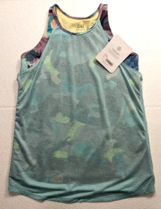 NWT - ATHLETA GIRL Perfect Pair Tank Top Size XL 14 - Multicolor - Picture 1 of 10