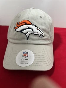 Denver Broncos Richardson NFL Football Hat - Beige Strapback Cap Adult NWT - Picture 1 of 6