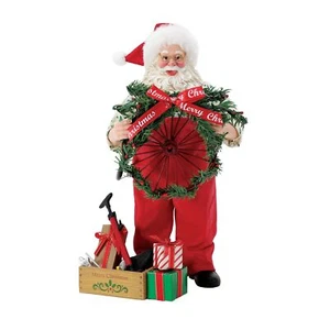 Department 56 Possible Dreams Bike Tire Tuned by Santa Figurine Set 10.5 Inch - Picture 1 of 1