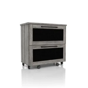 Furniture Of America File Cabinets 31.1"X31.5"X15.7" Vintage Gray W/ 2-Drawers - Picture 1 of 5