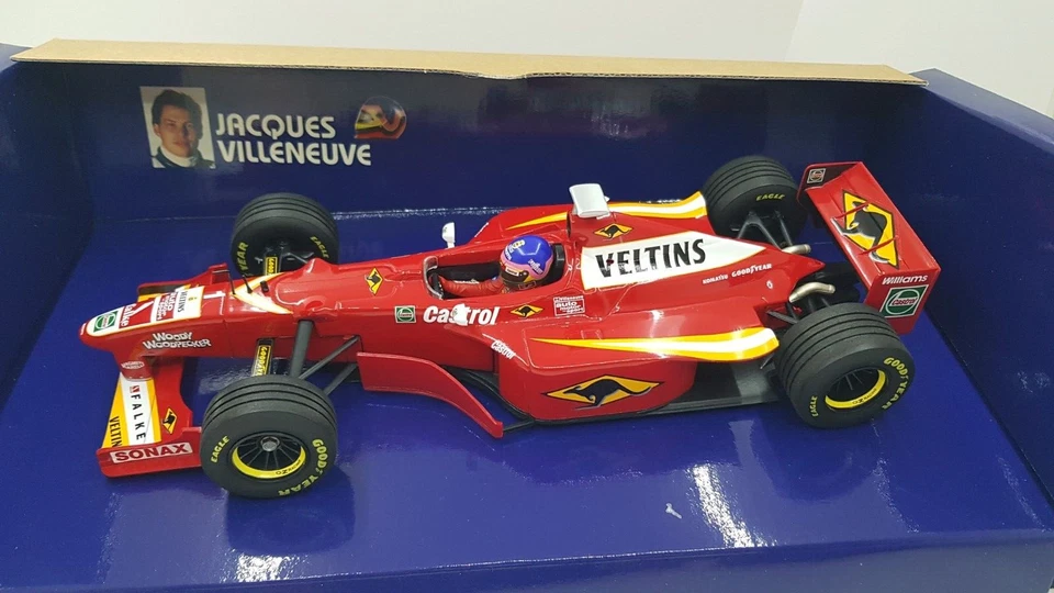 Paul's Model Art Williams FW20 Jacques Villeneuve 180980001 1998 1:18 F1 - Immagine 1 di 4