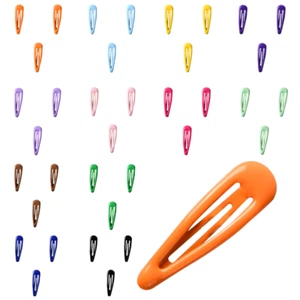 PACK OF 3 Hair Snaps Clips Kirby Women Girls Pins Grip Metal School Slides UK - Picture 1 of 13