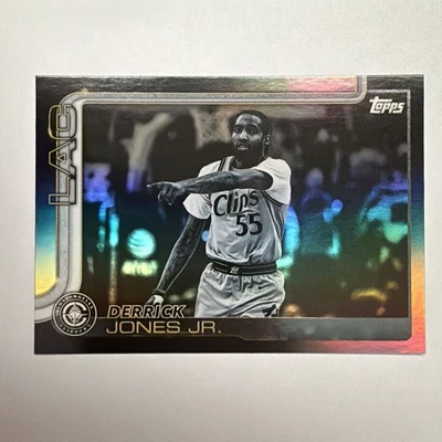 2025-26 Topps NBA Derrick Jones Jr. Blackout HoloFoil Black Friday Exclusive - Image 1 of 2