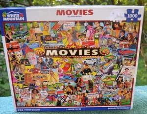 100% COMP. 2024 MONTAGNA BIANCA PUZZLE 1000 PEZZI - FILM - Foto 1 di 2