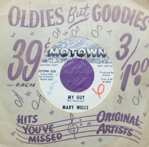 "Mary Wells","My Guy / Oh Little Boy","Motown Records","W.L.Promo",,} )));0 - Picture 1 of 1