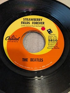 POP The Beatles Strawberry Fields Forever / Penny Lane Capitol 5810 1967 EX - Picture 1 of 2