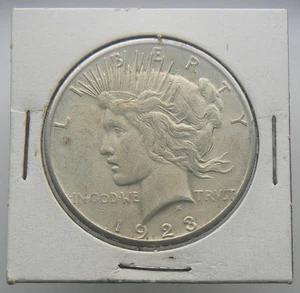 1923-S Peace $1 Dollar Coin 90% Silver - Picture 1 of 2