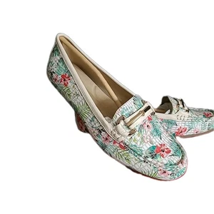 Aerosoles Size 10M Ladies Slip-On Loafer Drive Along Floral Women's Shoes New - Picture 1 of 12