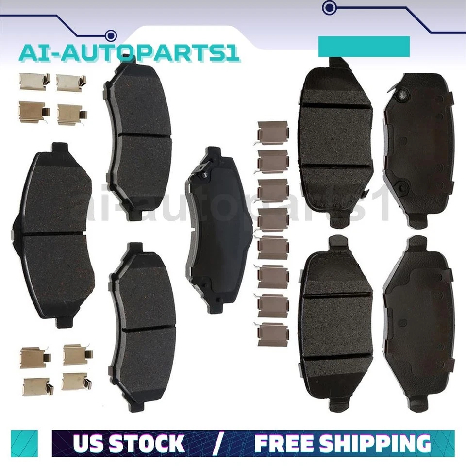 Kit de pastillas de freno delanteras traseras para Dodge Journey 2013 Foto 1 de 4