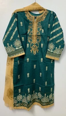 3pcs Cotton Lawn Dresses/Large - Image 1 of 2