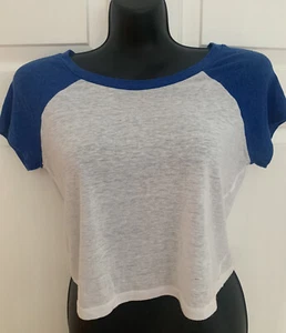 Forever 21 Baseball Style Crop Top Tee - Picture 1 of 1