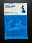 June 1971 Bristol Omnibus Co. Bath & Weston-super-Mare Bus Coach Rail Timetable