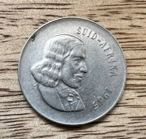 1965 South Africa 20 Cents Coin - Circulated - Suid Afrika Coin - Picture 1 of 4