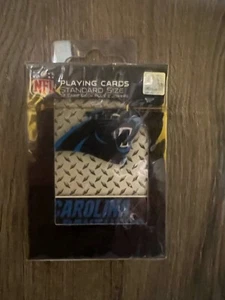 PSG INC NFL Carolina Panthers Diamond Plate Playing Cards Brandneu Sealed - Bild 1 von 2