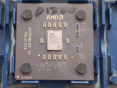 AMD DURON 1300 Mhz SOCKET 462 CPU@MORGAN CORE@FULLY TESTED WORKING@DHD1300AMT1B - Image 1 of 4