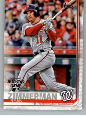 2019 Topps All-Star Edition #133 Ryan Zimmerman Washington Nationals - Image 1 of 2