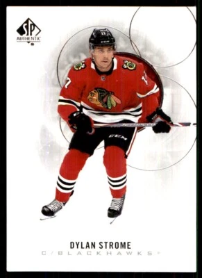 2020-21 SP Authentic Dylan Strome Chicago Blackhawks #15 - Image 1 of 2