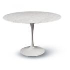 IT -  TABLE Tavolo tulip Eero Saarinen rotondo Diam CM 120 Marmo Carrara Tisch