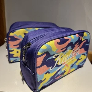 Lot of 2 Kiehls Cosmetics Makeup Bags 8.5x5.5” - Picture 1 of 4