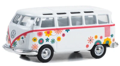 GREENLIGHT - VOLKSWAGEN tipo 2 samba bus 1964 - Auto in blister della serie C... - Immagine 1 di 2