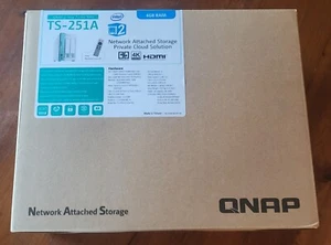 A QNAP TS-251A Celeron Dual-Core 4GB RAM 2-bay NAS - Picture 1 of 7