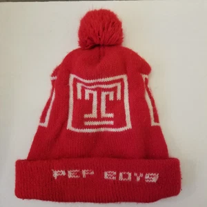 Vintage Temple Owls University Pep Jungen Philadelphia Bommel Strickmütze - Bild 1 von 8