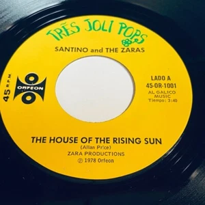 Santino and The Zaras - The House Of The Rising Sun / Some Times When 45 - Latin - Imagen 1 de 2