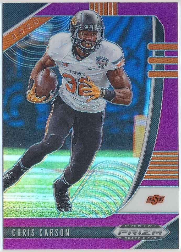 CHRIS CARSON 2020 PANINI PRIZM DRAFT PURPLE - Image 1 of 1