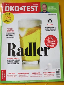 Zeitschrift Öko Test Aug 8 2020 Radler Apfelmus Shampoo Toilettenpapier Rasur - Bild 1 von 1