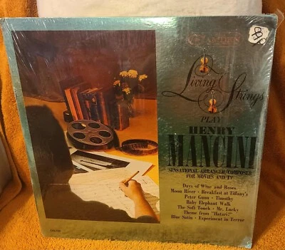 Living Strings Play Henry Mancini 12" Vinyl Record Vintage 1963 LP - Image 1 of 4