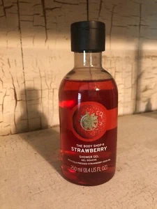 The Body Shop Pressed Strawberry Seed Oil Nourishing Shower Gel 250ml 8.4 Oz - Picture 1 of 5