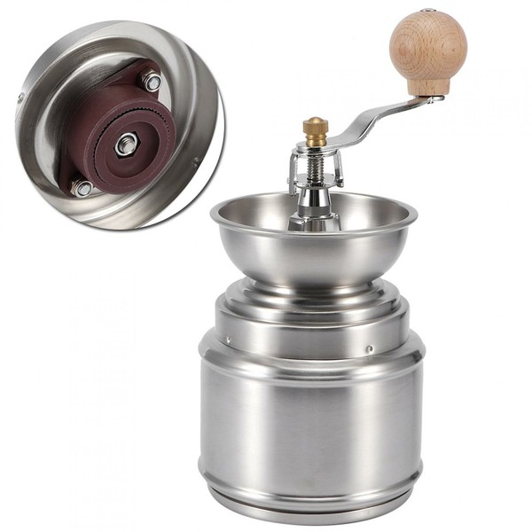 Manual Coffee Grinder Coarseness Adjust CNC Mold For Office Home Trip Camping D3 Photo Related